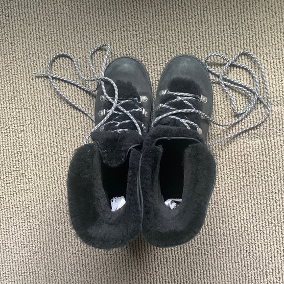 J.crew faux shearling lined hiker/winter boot - Picture 3 of 10